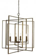  10596 AG - El Capitan 26" Pendant Style Cage Chandelier